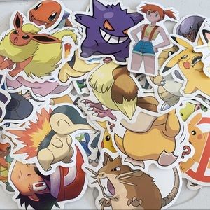 3 pack Pokémon stickers